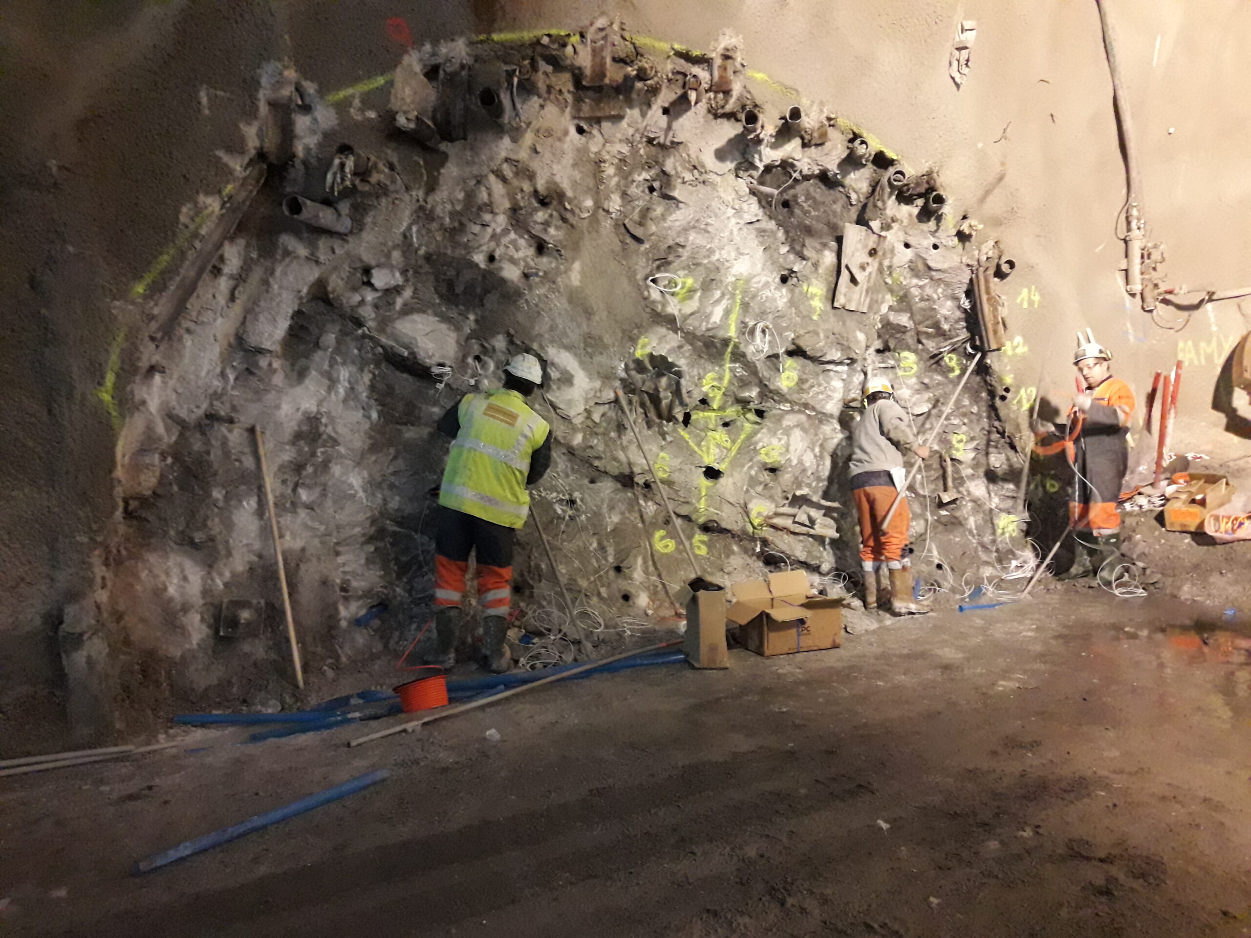 Chargement en tunnel