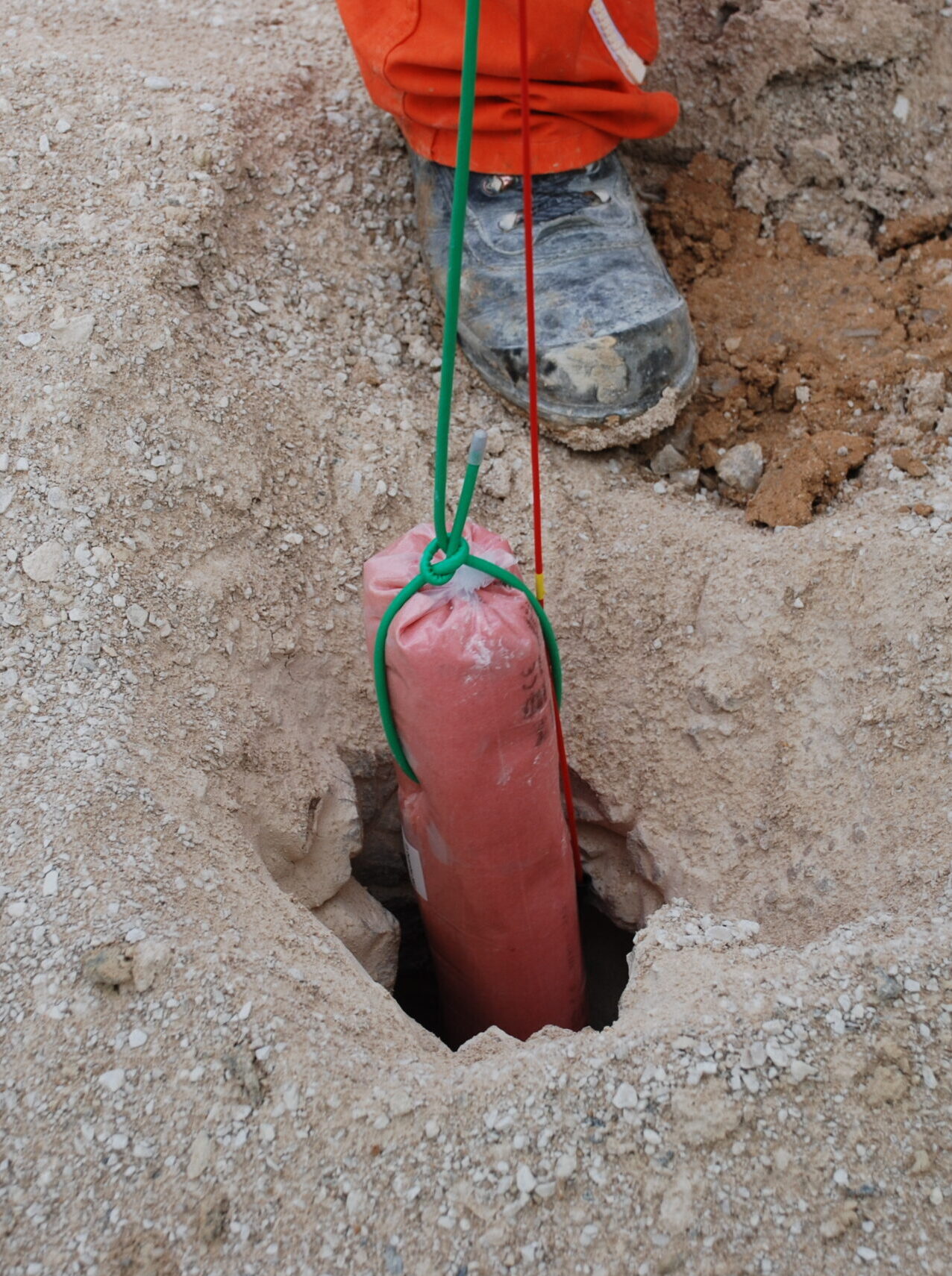 Chargement d'une mine